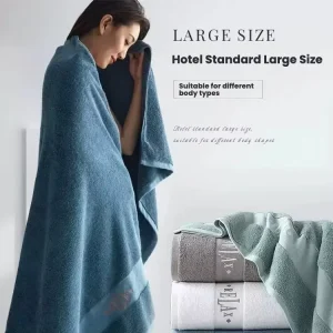 Cotton Bath Towel Household Thickened Enlarged Solid 70*140 Five-Star Hotel Pure Cotton Large Adult Manufacturer