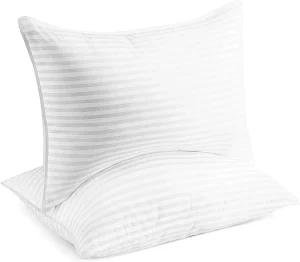 Cotton Bed Pillow Alternative Hotel Pillow for Back Stomach or Side Sleepers