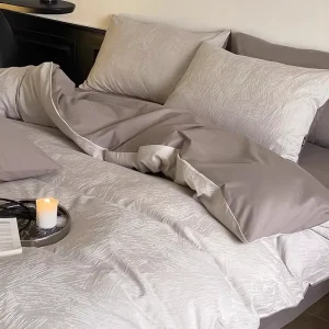 Cotton Bedding Set Brushed or All Season Duvet Cover Bed Sheet Pillowcases 3pcs 4pcs OEM Custom