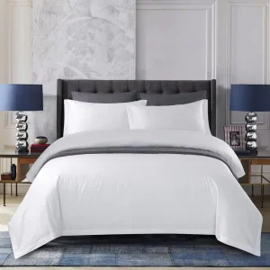 Cotton Bedsheets Sets Cotton 100% Bedsheet 4 Pieces in Set Hotel White Comforter Set