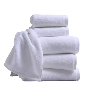 Cotton Blend Hypoallergenic Solid Color Bath Towel Set 16s 32s for Home Use Including Tub Mats