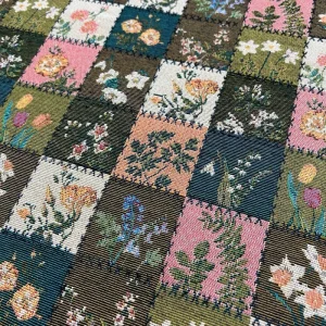 Cotton Blend Jacquard Fabric For Sofa Upholstery Throw Pillow Table Runner Curtain Bag Apparel Fabric