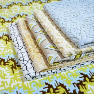 Cotton Cut Pile Jacquard Velvet Fabric for Sofa Cover Seat Cover