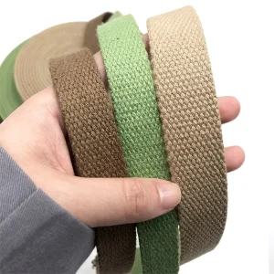 Cotton Elastic 1″ Webbing Cotton Webbing Belts China Cotton Webing Quick Drying