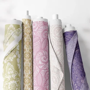Cotton Fabric Floral Printed for Clothing Bags Curtains Crafts Lightweight and Boy Friendly