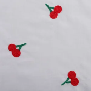 Cotton Fruit Fabric Cloth for Cherry Embroidery