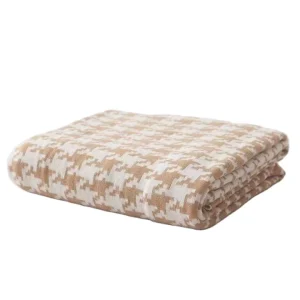 Cotton Knitted Blanket Plaid Sofa Blanket Throw Bed Decoration Fluffy Throw Gift Blanket