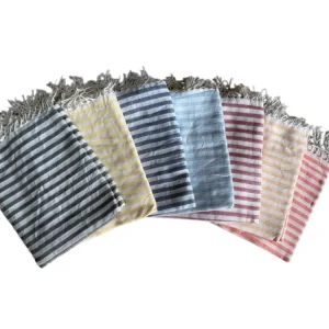 Cotton Lightweight Turkish Beach Towels Boho Fringed Peshtemal Towel
