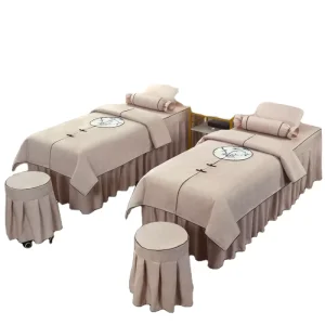 Cotton Linen Massage Bedding