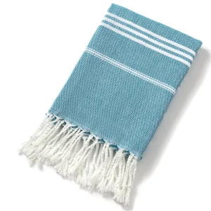 Cotton Polyester Eco Friendly Sand Free Quick Dry Woven Child Proof Bath Beach Towel Customized Stripe Design Turkish Modern
