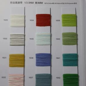 Cotton Polyester High Speed Belt Yarn Double Twist Dyed Fancy Crochet Spun Yarn Factory Direct Customizable Various Blended Yarn