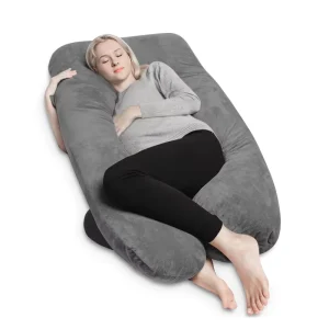 Cotton Pregnancy Pillow U Shape Pillow for Pregnant Woman U Shaped Maternity Body Pillow With Zipper