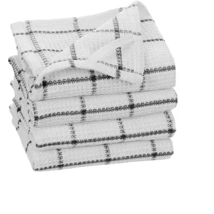 Cotton Printed Quick-Dry Dish Kitchen Towel for Cleaning Windows Glass Living Room Surfaces