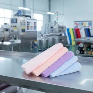 Cotton Terry Fabric Knitted Plain Anti Pill Medium Weight High Water Absorption for Bathrobes Bath Towels Hair drying Caps