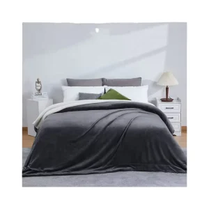 Cotton Throw Blanket Soft Plush Sherpa Fleece for Sofa Couch Living Room