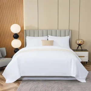 Cotton Woven Duvet Cover Set Four Piece Home Collection Super King Sheet Pillowcase Bedding Set