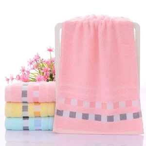 Cotton Woven Face Towel Custom Size 32cm72cm Christmas Quick Dry Eco Friendly Soft Skin Friendly Bath Mat Rectangle Floor Hair