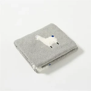 Cotton Woven Suzy Sheep Pattern Breathable Newborn Receiving Wrap A-Level Standard Safety 400g Children’s Blanket