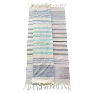 Cotton and Bamboo Fiber Turkish Beach Towel Breathable & Hypoallergenic Woven All-Season Multi-Use