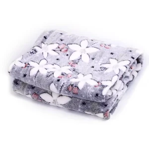 Cozy Quilted Soft Flannel Electric Heating Blanket Machine Washable ETL Certified Portable for Winter Use