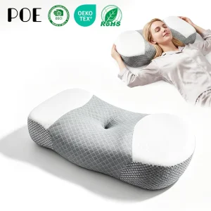 Cozy Sleeping Memory Foam Pillow for Side Back Stomach Sleepers Adjustable Cervical Pillow Contour Bed Pillow