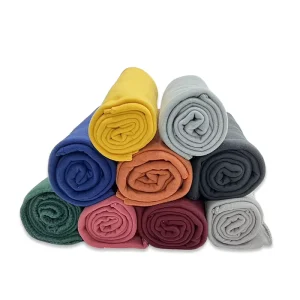 Cozy Solid Printed Raschel Blanket Soft Lightweight Fleece Throw for Bed Sofa Customized Sizes