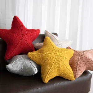 Cream French Style Throw Pillows Milk Coffee Color Series New Knitted Yarn Decorative Cushions for Sofas