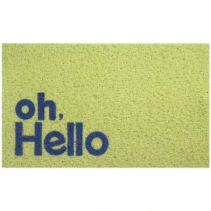 Creative Entryway Door PVC Loop Doormat Entrance Carpet Foyer Hallway Mat Household Washable 10mm Non Slip Dirt Resistant Dust