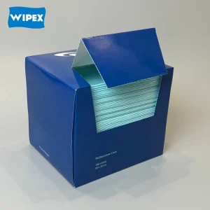 Creped Pattern Lint Free Nonwoven Towels Custom Industrial Specialty Cleaning Wipes for Glass Surface