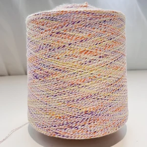 Crinkle Yarn 100% Polyester Dyed Hand Knitting Use 1 5NM Count Lightweight & Durable Quick drying Easy Care