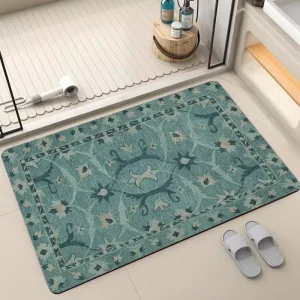Cross Border Door Mat Carpet Water Absorbent Drying Entrance Foot Holiday Mats Pads Home Area Diatomite Bath Mat Carpet