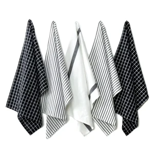 Cross-Border Nordic-Style Pure Cotton Kitchen Towel Absorbent Thickened Multi-Functional Towel