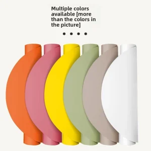 Cross Border Semi Circular PU Rubber Yoga Mat Fitness Exercise Mat Home Yoga Studio Non Slip Shock Absorbing Quiet Professional