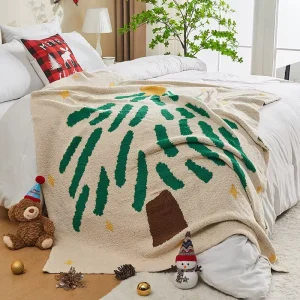 Cross Border Special Supply Soft Half Velvet Customized Blanket Cover Office Sofa Leisure Nap All Season