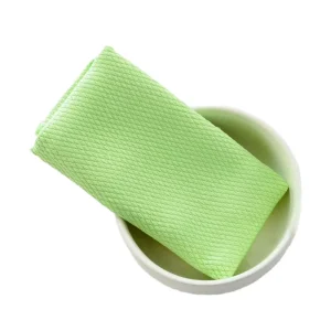 Cross Border Upgrade Kitchen Towel 30*40cm Square Fish Scale Dishwashing Cloth High Quality Durable Knitted for Daily Use