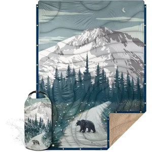 Cross Border Winter Outdoor Camping Waterproof Windproof Lightweight Imitation Silk Cotton Thermal Blanket Multifunctional Car