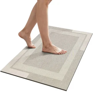Cross border Bathroom Water absorbent Floor Mat Soft Diatom Mud Carpet Toilet Bath Mat Non slip Foot Pad Bathroom Entrance