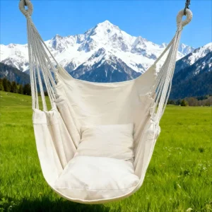 Cross border Best selling for Canvas Hanging Chair Pillow 150kg Capacity Outdoor Indoor Dormitory Adult Children Hammock