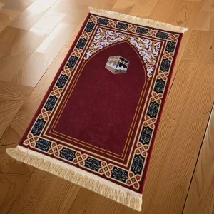 Cross border Bestseller Skin friendly Flannel Moisture proof Washable Portable Worship Prayer Mat