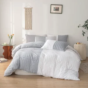 Cross-border Exclusive Foreign Trade-only Modern Minimalist Customizable Synthetic Fiber Fresh Airy Bedding Set Duvet Cover