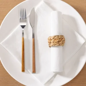 Cross border Exclusive Solid Color Linen Napkin Cloth Hotel Western Restaurant Kitchen Placemat Tea Towel Face Washing