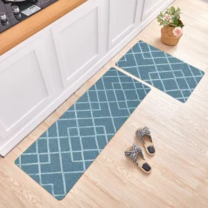 Cross border Foreign Trade Kitchen Bathroom Entrance Door Cushioned Non slip Water absorbing Oil proof Crystal Velvet Floor Mat