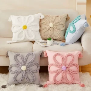 Cross border Nordic style Instagram inspired Guesthouse Sofa Throw Pillow Tufted Geometric Abstraction Pillow Cover Cushion