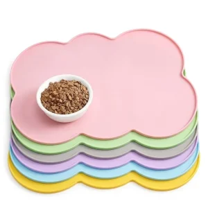 Cross border Silicone Pet Placemat Non slip Wash free Waterproof Coffee Table Mat Heat resistant Desk Pad Pet