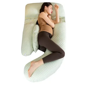 Cross border U shaped G shaped Side Pillow for Pregnant Women Multifunctional Full Body Waist Support Removable