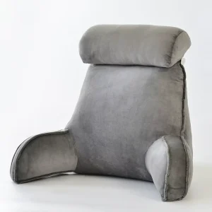 Cross border for Bedside Soft Polyester Pillow with Neck & Waist Protection Reading Cushion for Sofa and Bed
