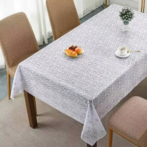 Crystal Lace Table Cloth Modern Floral Table Cover Home Dining Table