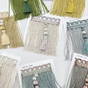 Curtain Lace Accessories Sofa Accessories 13cm Rope Row Fried Dough Twists Row must Twist Row Bead Decoration