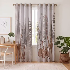 Curtains Custom Floral Print Curtain Fabric High Quality Roll for Living Room Bedroom Home House Curtains Curtain Use