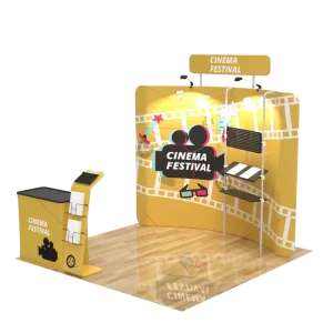 Curved Backdrops Stand Banner Trade Show Modular Display for Exhibit Booth